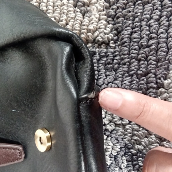 Republic Womens Vegan Leather Messanger Laptop Bag Womens - Picture 11 of 12